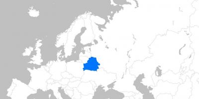 کا نقشہ بیلاروس یورپ